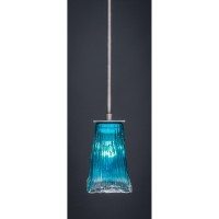 Apollo Stem Mini Pendant With Hang Straight Swivel Shown In Graphite Finish With 5