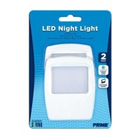 Prime Wire & Cable Nlfl2P Flat Panel Led Night Light, 2-Pack , White