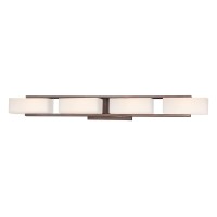 Designers Fountain 6634-Tu 34.5In Facet 4-Light Bathroom Vanity Light Fixture, Tuscana