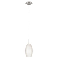 Eglo 88953A Batista Mini Pendant, 11Inches X 5Inches X11Inches, Matte Nickel