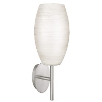 Eglo 88956A Batista 1 Wall Light, Matte Nickel