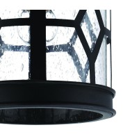 Canarm Iol207Bk Atlanta 1 Light, Black Finish Outdoor Lantern