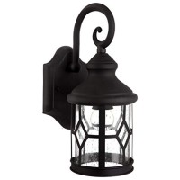 Canarm Iol208Bk 1 Light, Black Finish Outdoor Lantern