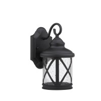 Chloe Lighting Chloe Lighting Milania Adora Transitional Wallmount 1Light Outdoor Black Sconce