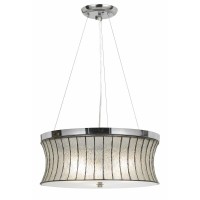 Add an extra touch of sparkle to your dcor with this glass pendant fixture With adjustable height it can be mounted to the height level needed to illuminate your space