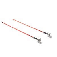 These Attwood Trailer Guide Lights help clarify the trailer angle and position when backing and maneuvering at boat ramps and in tight areas These waterproof bright red LED lights define the trailer position even in low light conditions They mount to the 