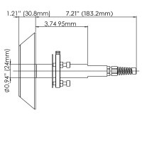 Pro Series TH HD Gen2The original ThruHull with the worlds smallest hole cutout for a thru hull light at only 1 is now brighter again the 2010TH HD Gen2 model is 67 brighter than its predecessor by exploiting the next generation of High Definition LEDs fr