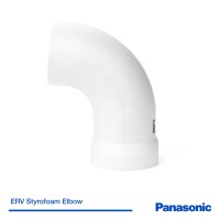 Panasonic Fv-Eb04Ve1 Styrofoam Elbow For Whispercomfort Erv - Panasonic Ventilation System Accessory