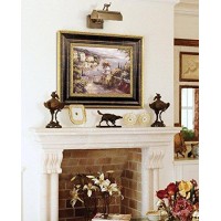 Add this smooth picture light to your decor for superior wall illumination Finished in a lovely antique brass this design lets you illuminate artwork special objects sheet music and more The shade and arms are conveniently adjustable so you can direct the