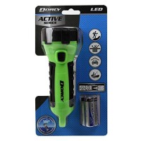 Dorcy 150 Lumen Floating Water Resistant Led Flashlight With Carabineer Clip, Neon Green (41-2513)