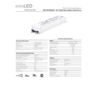 Osram 51520 Optotronic 96W 24V Dc 120/277V Ac 50/60Hz Constant Voltage Dimmable Led Driver Ot 96W/24V/Unv/Dim