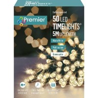 Premier Lb112382Ww B-O Wwht Light, 50 Led'S, Warm White