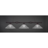 Elegant 3 Light Bar Shown In Dark Granite Finish With 16