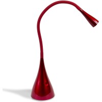 Newhouse Lighting Nhgs-Led-Rd Gooseneck Led Desk Lamp, Usb Charging, Touch Dimming, 45 X 26 X 45, Red