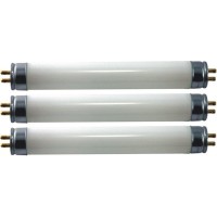 Eiko F4T5/D High Output Linear Fluorescent (3-Pack), 4 Watts, G5 Base, T-5 Bulb, 6.0