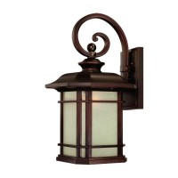 Acclaim 8122Abz Somerset Collection 1-Light Wall Mount Outdoor Light Fixture, Architectural Bronze