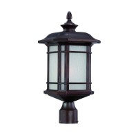 Acclaim 8117Abz Somerset Collection 1-Light Post Mount Outdoor Light Fixture, Architectural Bronze