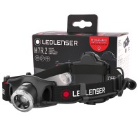 Ledlenser Led7298 H7R.2 Rechargeable Head Lamp - Powerful 300 Lumens And 160M Beam Range Using Advanced Spot To Flood Optic - Gives Long Range Beam And Wide Spread Illumination Black