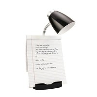 Limelights Ld1002-Blk Gooseneck Organizer Ipad Tablet Stand Book Holder Desk Lamp, Black 65 X 65 X 185