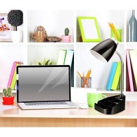 Limelights Ld1002-Blk Gooseneck Organizer Ipad Tablet Stand Book Holder Desk Lamp, Black 65 X 65 X 185