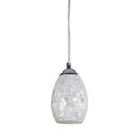 Chloe Lighting Ch3Cr31Cm04Dp1 Ravenna Mosaic 1 Light Mini Ceiling Pendant With Shade 65 X 484 X 484 Silver