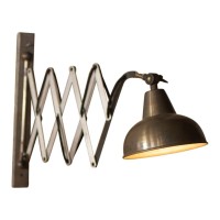 Kalalou Nnl2308 Raw Metal Scissor Wall Lamp