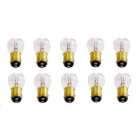 Octane Lighting #1154 Stock 6V Tail Light Rear Brake Stop Turn Signal Lamps Bulbs Box Of 10