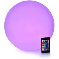 Loftek Led Dimmable Light Ball: 12-Inch Waterproof Floating Pool Lights With Remote, 16 Colors & 4 Modes Sphere Night Light, Cordless & Fast Chargeable, Sensory Toys For Kids, Home, Party, Pool Decor