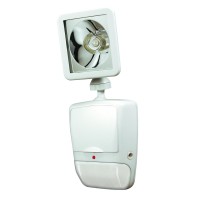 Heath Zenith Hz-7210-Wh 180-Degree Solar-Powered Motion-Security Light With Led Bulb, White