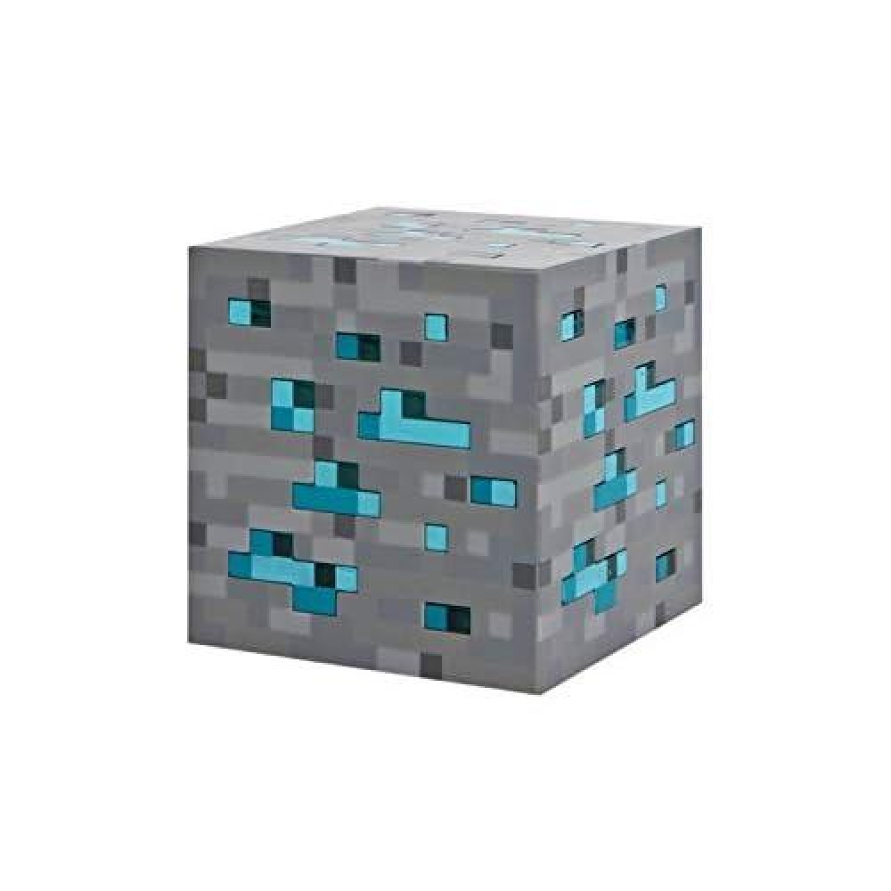 Thinkgeek Minecraft Light-Up Blue Stone Diamond...