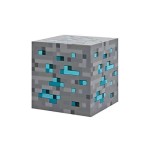 Thinkgeek Minecraft Light-Up Blue Stone Diamond Ore - Sure To Keep Pigmen Away