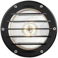 John Timberland Black Diecast Aluminum Large Led Inground Well Light