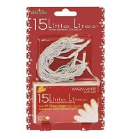 Brite Star Little Lites Bo 15 Lt Little Lites Led, Warm White, White Wire