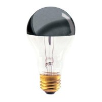 Bulbrite 60A19Hm Half Chrome 60W A Shape Bulb (12 Pack)