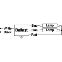 Robertson 3P20116 Eballast, Instant Start, Npf, 1 Or 2 Lamp F32T8, 120Vac, 60 Hz, Model Isu232T8120 Ba (Replaces Robertson 3P20003, Model Isu232T8120 /B)