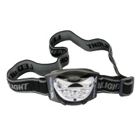 Trespass Guidance Black One Size 3 Led Headtorch 2 White 1 Red 7Cm X 4Cm X 4Cm One Size Black