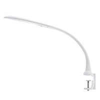 Stella Premium Led Desk Clamp Lamp (White, 10W) Doctor Prescribed Low Vision Tri Color Spectrum Led Desk Lamp With 5 Dimming Options - Home, Office Or Desk Lamp For Arts & Crafts, Dry Eye