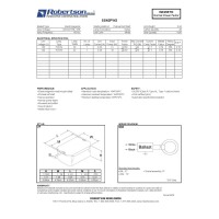 Robertson 3P10041 Individual Fluorescent Mballast, 1 Fc6T9 Or Fc8T9 Circline Lamp, Preheat Start, 120Vac, 60Hz, Normal Ballast Factor, Npf, Model Ssn2Pws /A