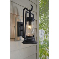 Acclaim 3492Bk Kero Collection 1-Light Wall Mount Outdoor Light Fixture, Matte Black