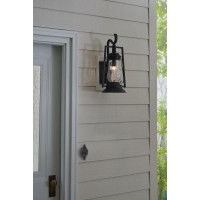 Acclaim 3492Bk Kero Collection 1-Light Wall Mount Outdoor Light Fixture, Matte Black