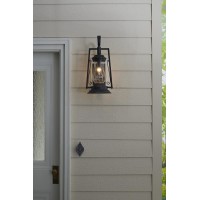 Acclaim 3492Bk Kero Collection 1-Light Wall Mount Outdoor Light Fixture, Matte Black