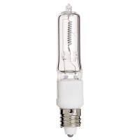 Satco 50Q/Cl/Mc Halogen Single Ended Halogen, 50W E11 T4, Clear Bulb [Pack Of 12]