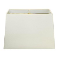 Royal Designs, Inc. Rectangle Hardback Lamp Shade, Hb-613-16Lneg, Linen Eggshell, (7 X 14) X (9 X 16) X 11