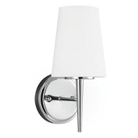 Sea Gull Lighting 4140401-05 One 4140401-05-One Light Wall/Bath, Chrome