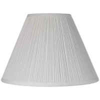 From the Springcrest Collection lamp shade brand this pleated lamp shade offers a bright update for your favorite lamp The design features a mushroom pleat pattern and comes in a white fabric Its a classic look for traditional and transitional style lamp 