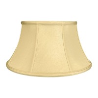 Royal Designs Shallow Drum Bell Billiotte Lamp Shade, Antique Gold, 13 X 19 X 11.26 (Bs-711-19Agl)