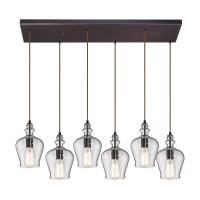 Menlow Park 30'' Wide 6-Light Multi Pendant - Oil Rubbed Bronze