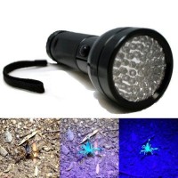 Bluedot Trading 51 Uv Led Handheld Scorpion Detector Finder Blacklight Ultra Violet Flashlight For Pet Urine, Pet Stains/Dry Stains, Bed Bugs, Or Mineral Hunting.