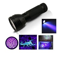 Bluedot Trading 51 Uv Led Handheld Scorpion Detector Finder Blacklight Ultra Violet Flashlight For Pet Urine, Pet Stains/Dry Stains, Bed Bugs, Or Mineral Hunting.