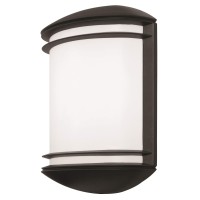 Lithonia Lighting Olcs 8 Ddb M4 Led Outdoor Wall Sconce, Bronze, 3.75X13.50X8.75